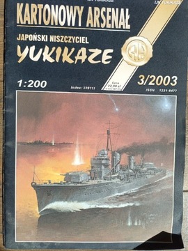 Niszczyciel Yukikaze skala 1:200