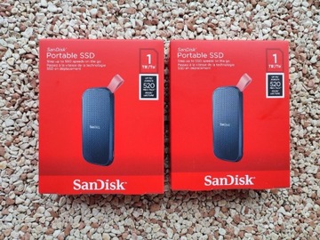 2x SanDisk Portable SSD 1TB. USB-C: USB 3.2 gen2.