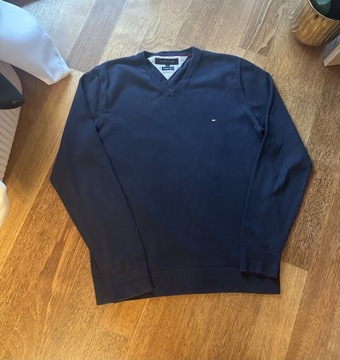 Sweterek granatowy tommy hilfiger