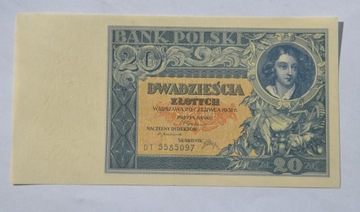 Polska. 20 złotych z 1931 roku. UNC