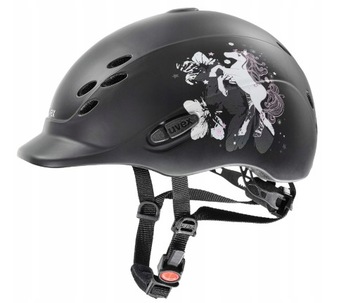 Kask jeździecki uvex onyxx pony black mat 49-54cm