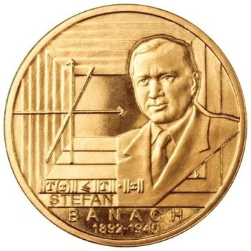 Moneta 2 zł z  2012 r. Stefan Banach, mennicza