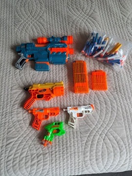 NERF Elite 2.0 Phoenix + 4 pistolety + strzałki