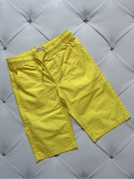 Spodnie szorty Bermudy żółte OVS