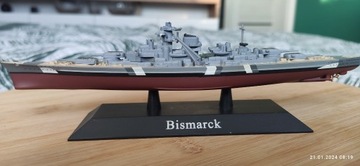 Niemiecki pancernik Bismarck 1:2000