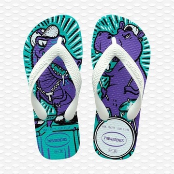 Japonki dziecięce HAVAIANAS rozm. 23-24. NOWE!