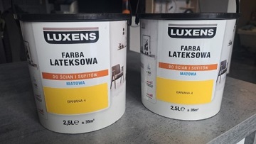 Luxens farba lateksowa banana 4 żółty 2,5