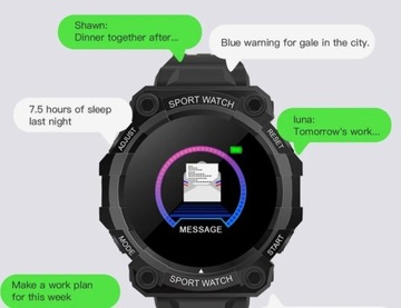 Smart Watch czarny