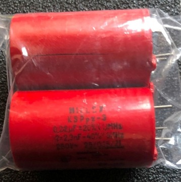 Kondensator KSPpz-3 0,22uF + 2 x 2,3nF/250V