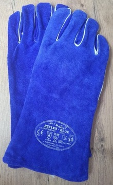 Rękawice spawalnicze skórzane REFLEX-BLUE r.10