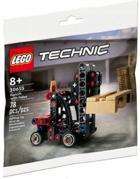 LEGO Technic WÓZEK WIDŁOWY Z PALETĄ 30655