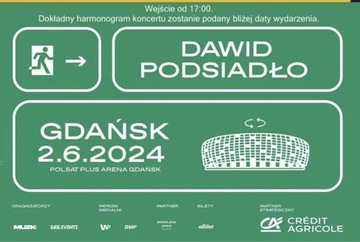 Bilety na koncert Podsiadło Gdańsk 2.06