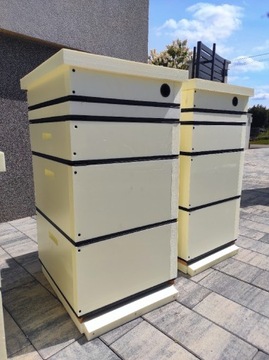 Ule wielkopolskie 10 ramkowy, pszczoły, korpusy XPS 300