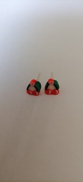 Kolczyki dziecięce damskie hand made fimo owoce 