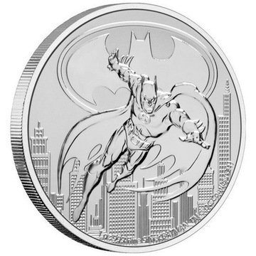 moneta Niue:DC Comics - Batman 1 uncja Srebra 2021