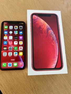 iPhone XR 256GB czerwony idealny stan jak nowy