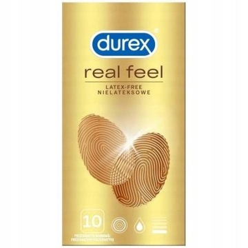 DUREX prezerwatywy 10 szt. Real Feel bez lateksu