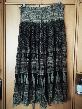 Maxi dress spódnica długa hippie r. L