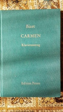 G. Bizet "Carmen" piano reduction score in German