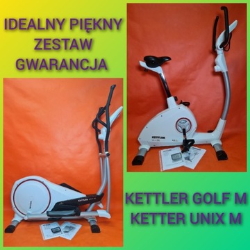 PIĘKNY ZESTAW ROWER + ORBITREK KETTLER GOLF UNIX M