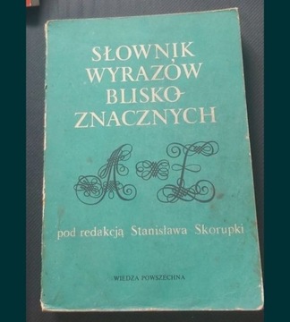 Słownik wyrazów bliskoznacznych