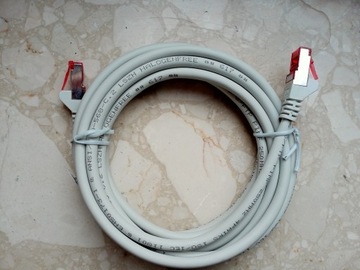 Kabel sieciowy RJ45 S/FTP 4PR CAT6 3m PiMF LSZH