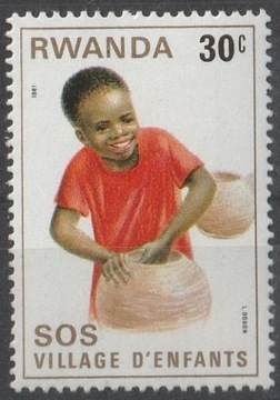 RWANDA - SOS - 1981 - CZYSTY **