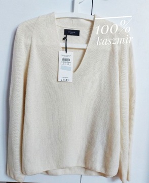 Massimo Dutti Studio Uterque 100% kaszmir Nowy S 