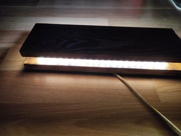 Kinkiet drewniany LED
