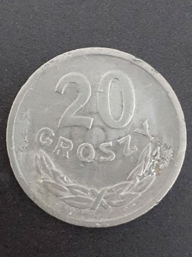 20 Groszówka z 1971 roku 