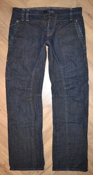 Jack & Jones _ granatowe jeansy _ 34/34 _ pas 90cm