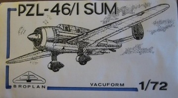 MODEL PZL-46 SUM 1939 - BROPLAN 1/72 vacu