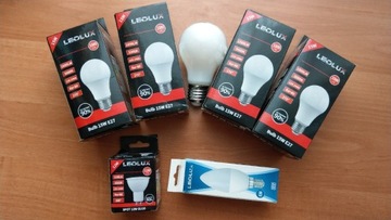 Niesprawne żarówki LED, różne typy +2szt gratis