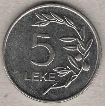 Albania 5 leke leków 2014