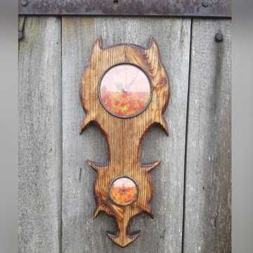 zegar drewniany ścienny