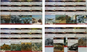 Wielkie bitwy II Wojny Światowej 46 tomów Kolekcja
