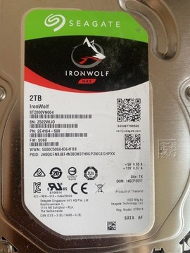 Dysk serwerowy Seagate IronWolf 2 TB 3.5''