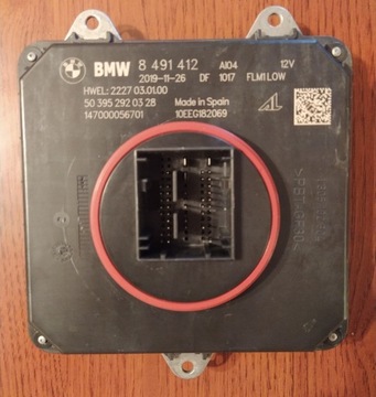 BMW G30 G11 G01 F90 Przetwornica Moduł LED 8491412