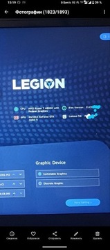 Laptop LENOVO legion 5 15arh05