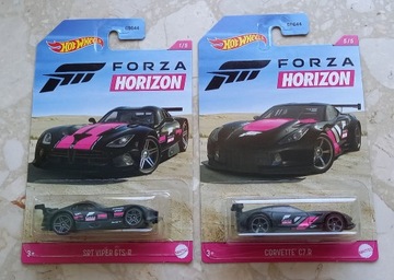 Hot Wheels Forza Horizon Corvette C7.R oraz SRT Viper GTS-R