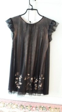 Sukienka tiulowa Zara 164 cekiny
