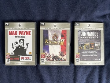 Commandos Antologia, Kozacy 2, Max Payne Antologia