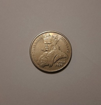 Moneta Władysław II Jagieło 500 złoty 1989