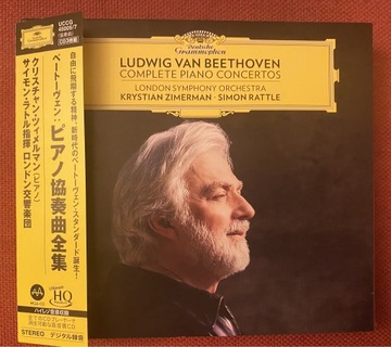 Beethoven/Zimerman 5 Piano Concertos 3 japan HQ CD