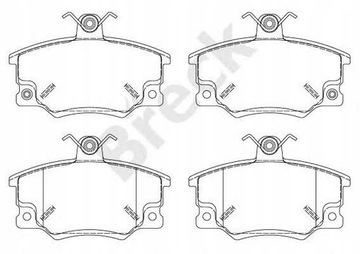 Breck 20833 00 701 10 klocki Fiat Alfa Lancia