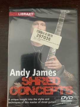Shred Concepts b.Andy James gitara DVD LEKCJE