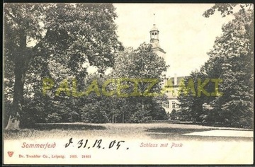 LUBSKO Sommerfeld pałac schloss 1905 Trenkler