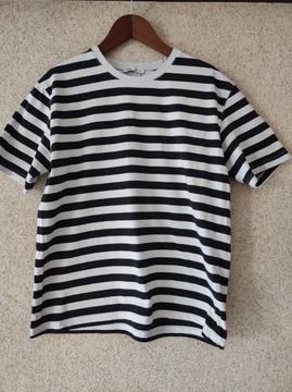 L/XL Zara koszulka paski męska damska wakacyjna na upały oversize