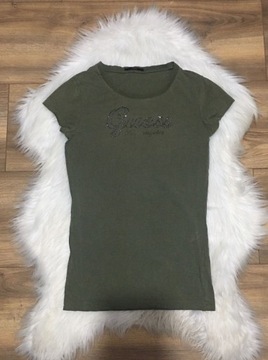 Khaki t-shirt Guess S 