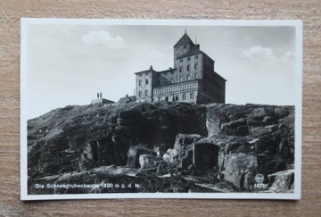 Śnieżne Kotły / Schneegrubenbaude + stempel 1933